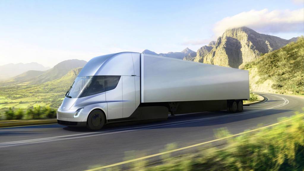 Tesla Semi: um caminhão elétrico mais rápido que o Golf GTI