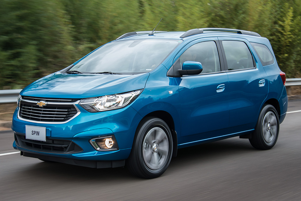 Chevrolet Spin 2019 chega às lojas por até R$ 83.490