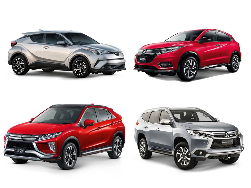 Toyota, Mitsubishi e Honda terão novos SUVs no Brasil