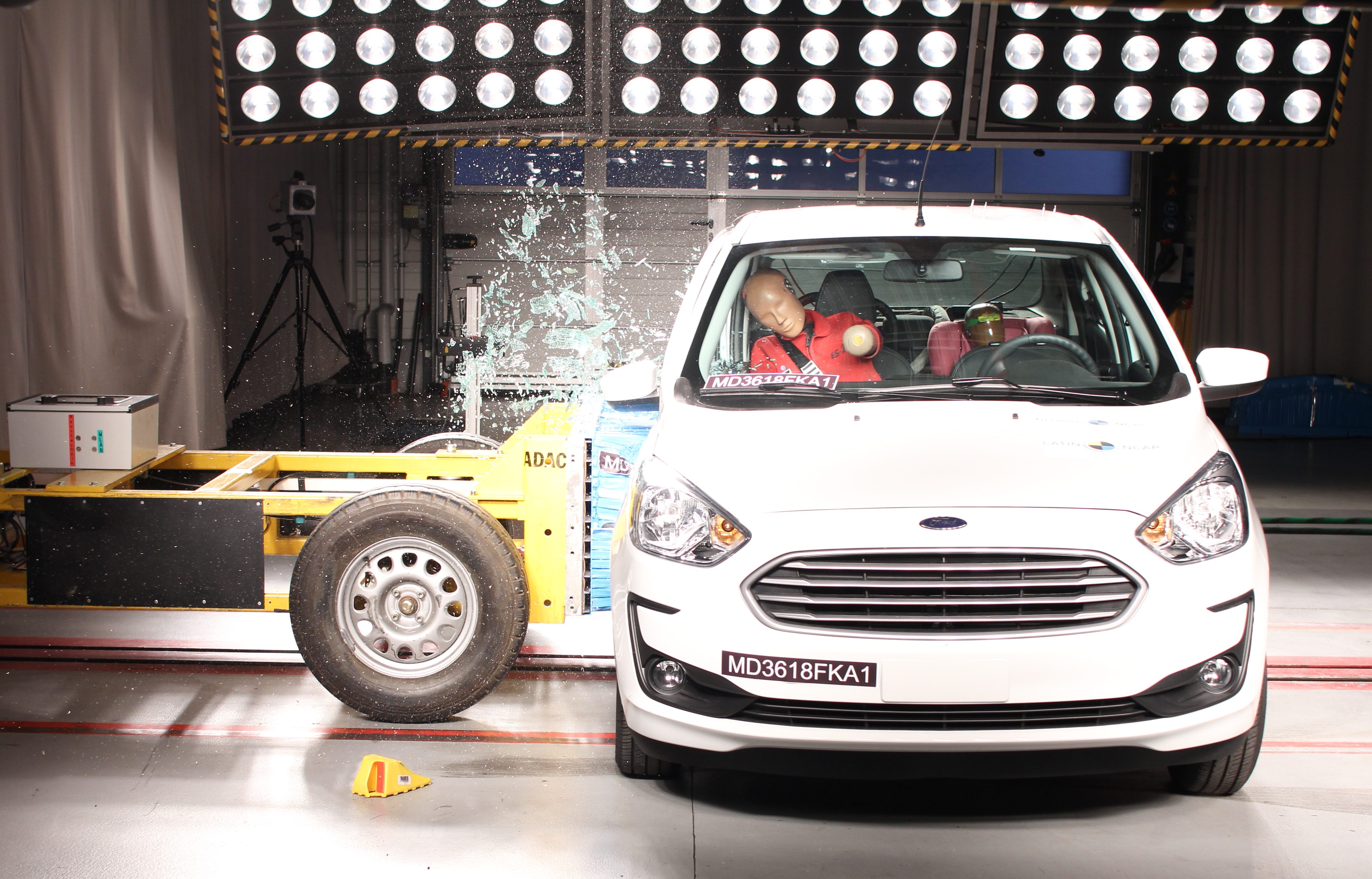 Depois de zerar, Ford Ka consegue três estrelas no Latin NCAP
