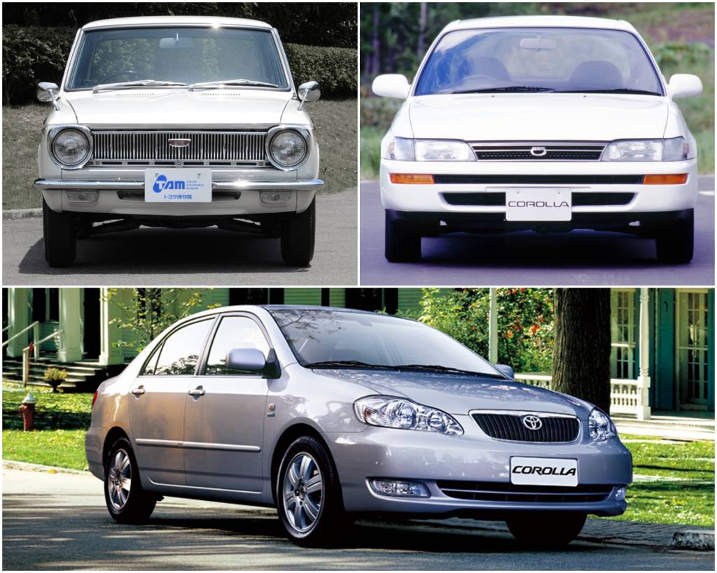 Toyota Corolla: conheça todas as gerações do sedã médio