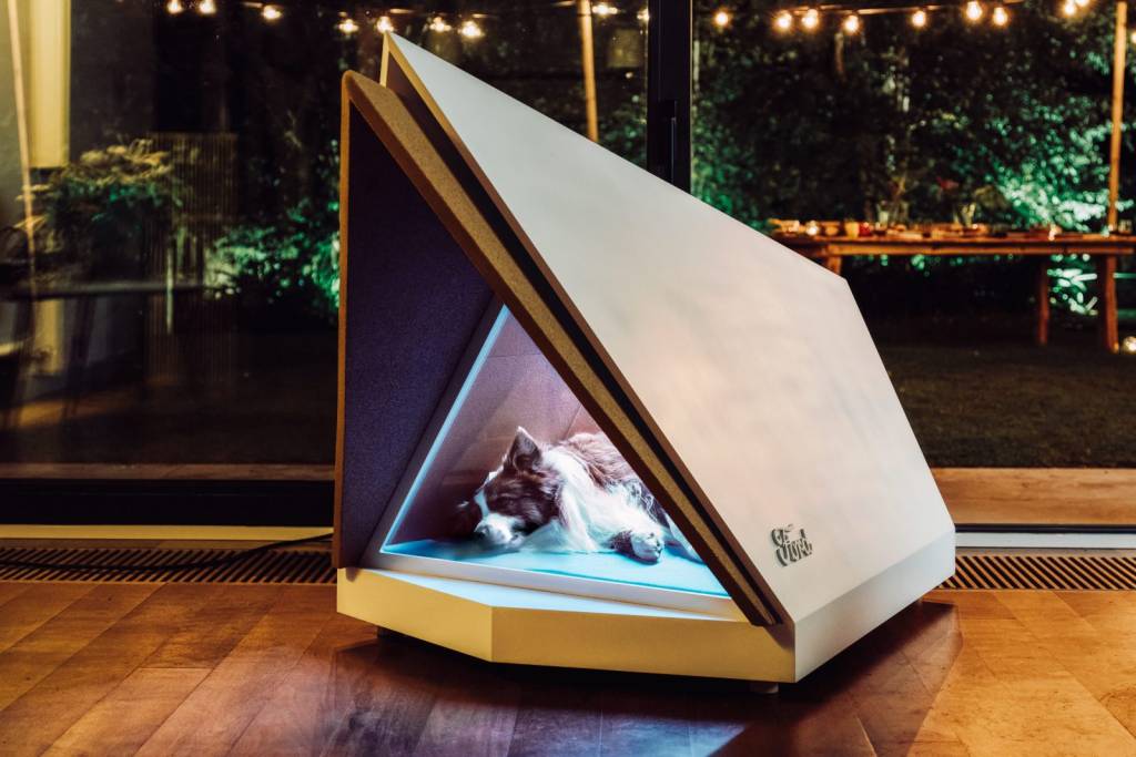 Ford cria casinha de cachorro que anula o som de fogos de artifício