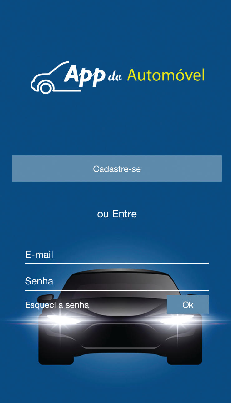 App do automóvel App do automóvel