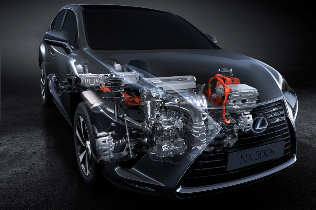 Sistema Lexus Hybrid Drive do NX 300h 2019