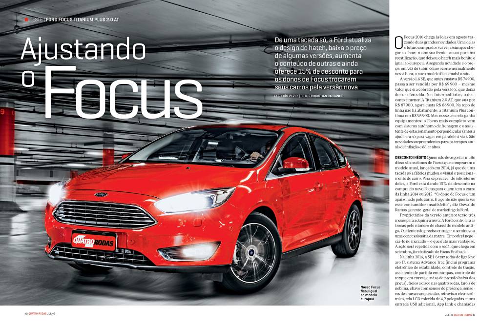teste Ford Focus teste Ford Focus