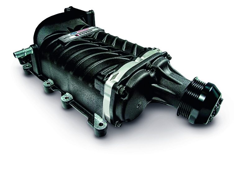 Compressor mec&acirc;nico ou supercharger de motor.