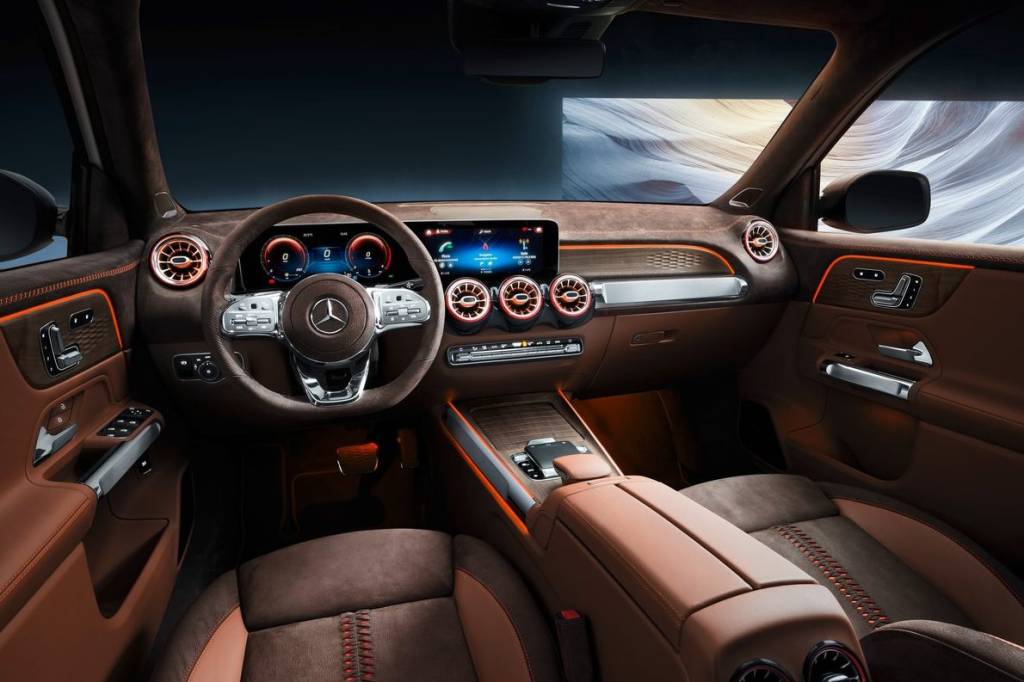 Mercedes GLB. painel Mercedes GLB. painel