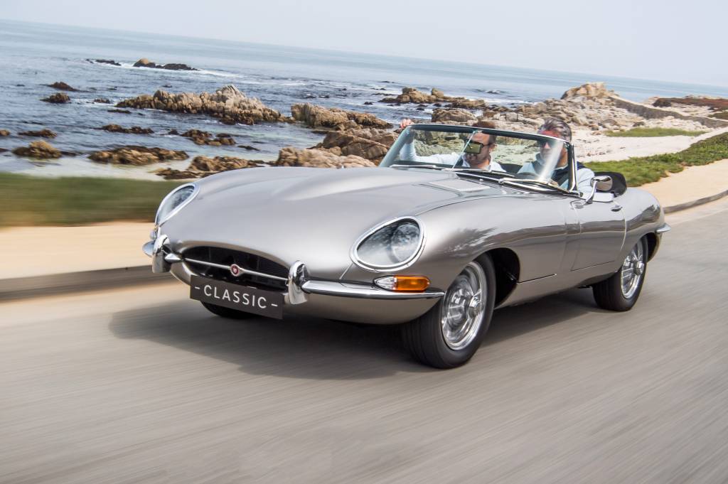 A curiosa sensação de dirigir um Jaguar E-Type convertido a elétrico