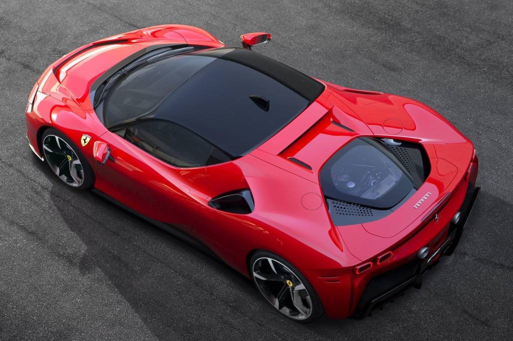 Ferrari SF90 Stradale O motor V8 turbo é o mais potente já usado por uma Ferrari
