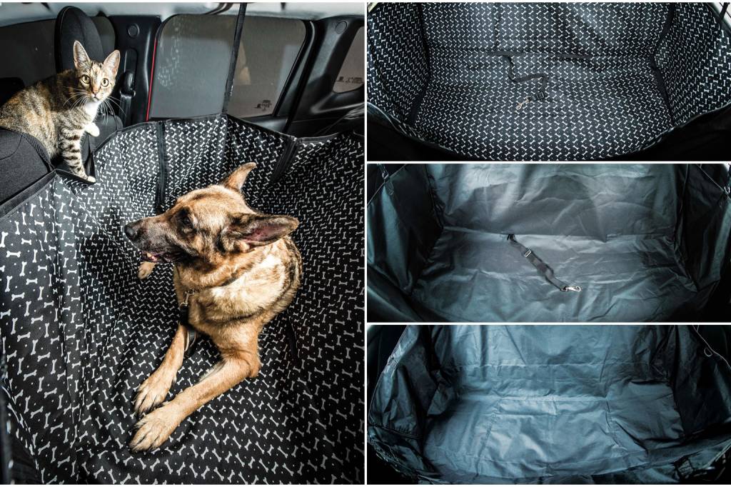 Capas para banco são opções para passear com o pet sem sujar o carro