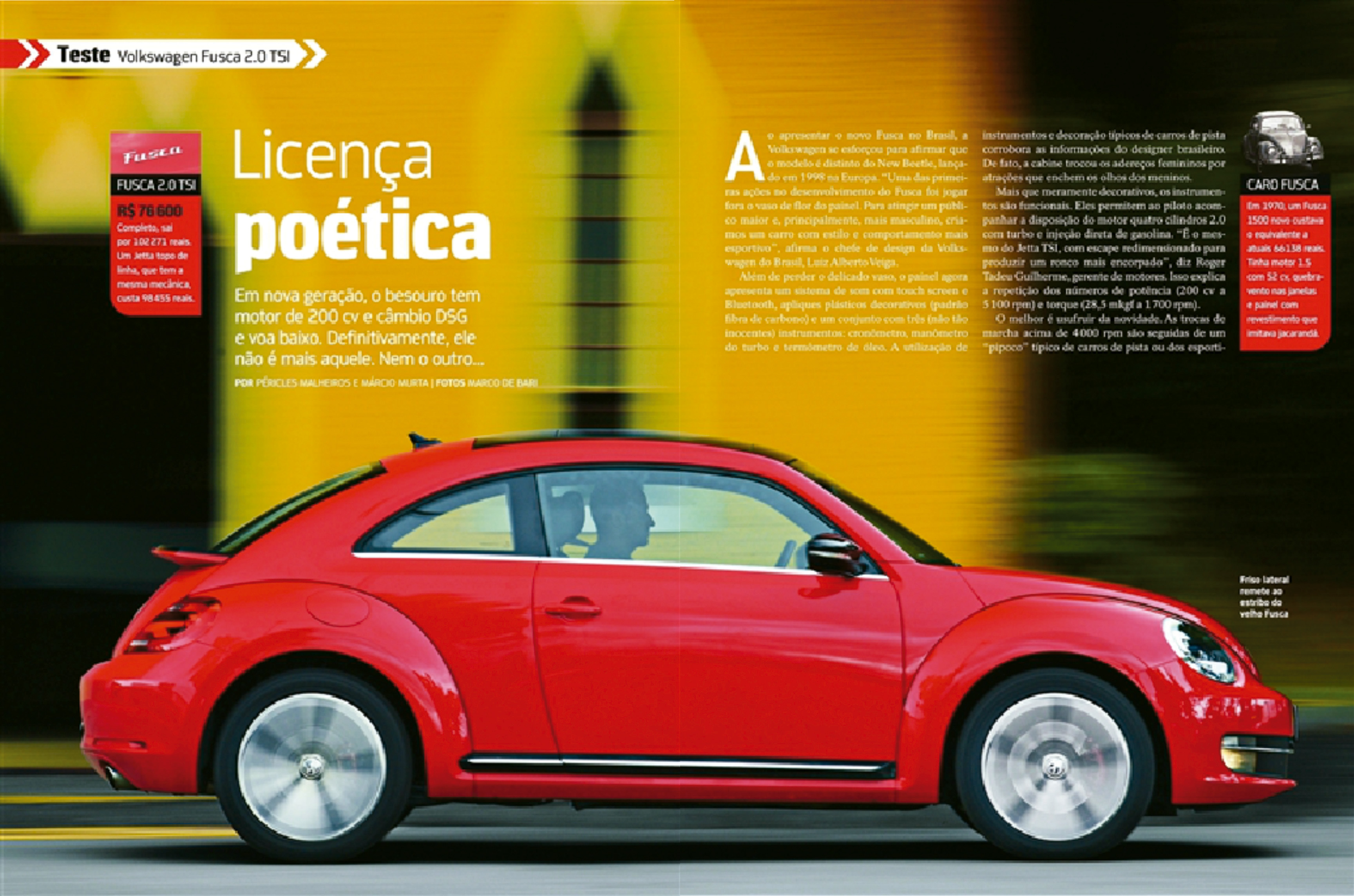 Volkswagen Fusca Usado do m&ecirc;s