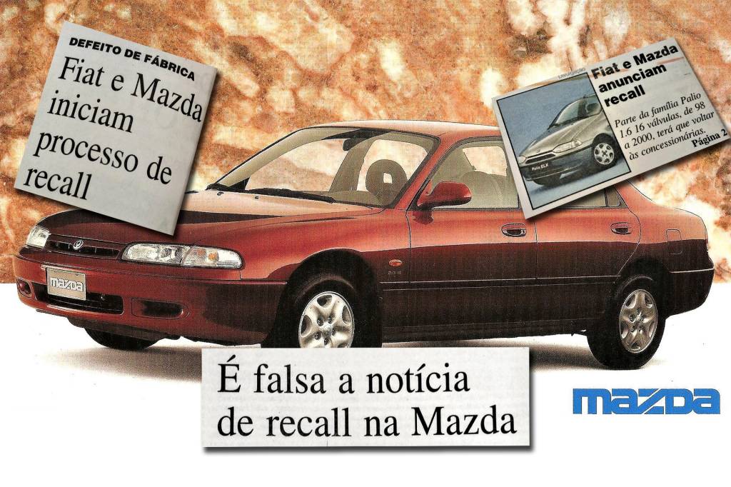 Falso recall do Mazda 626 no Brasil Falso recall do Mazda 626 no Brasil