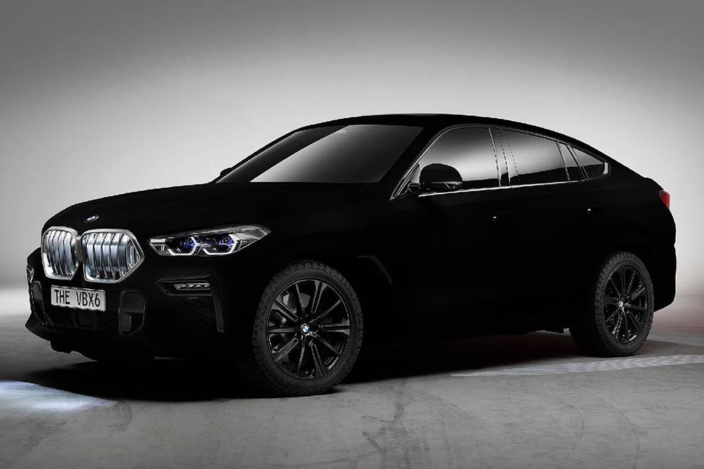 BMW X6 ganha a pintura preta mais preta do mundo – e quase desaparece