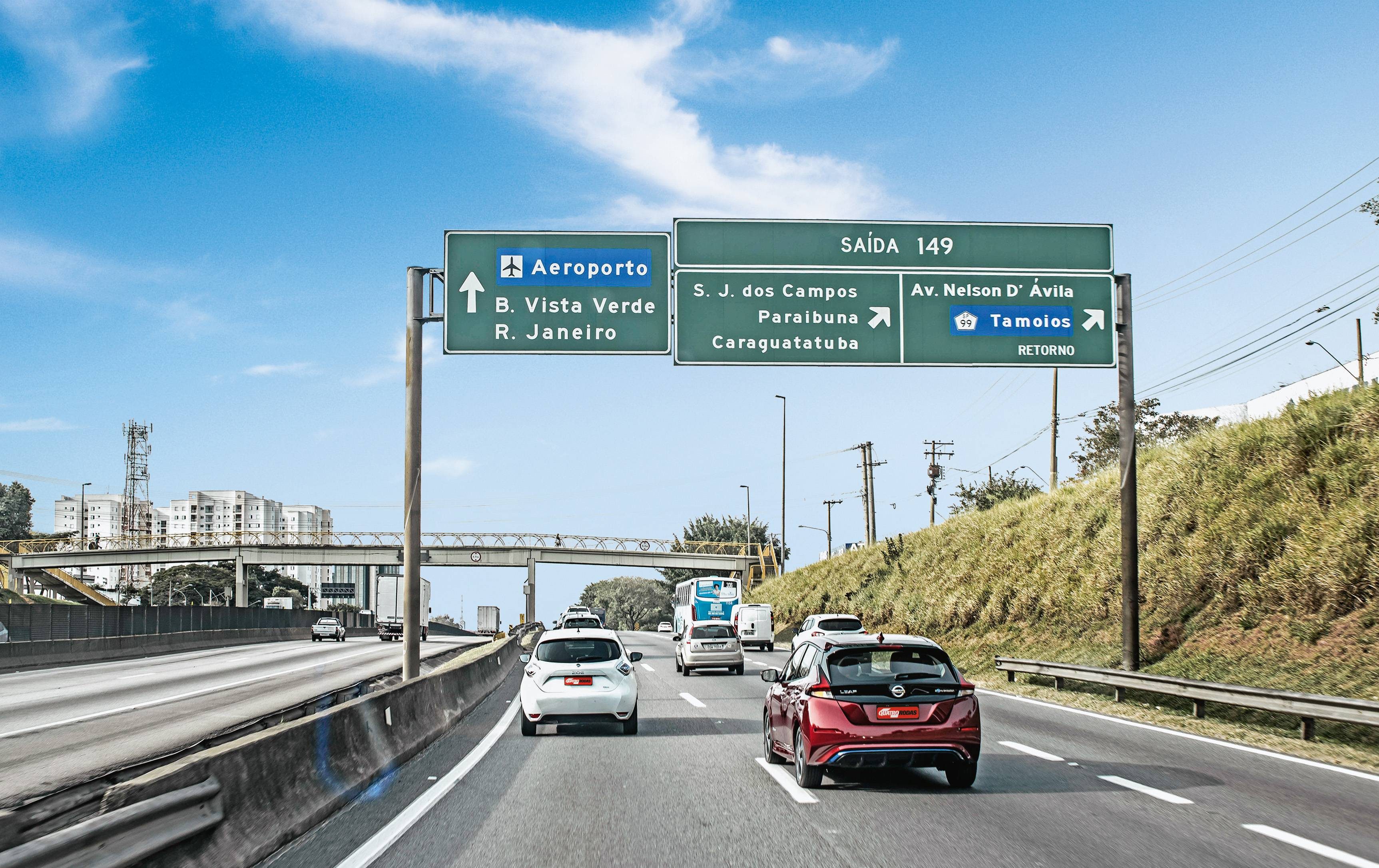 A Via Dutra foi a primeira rodovia interestadual a oferecer pontos de recarga