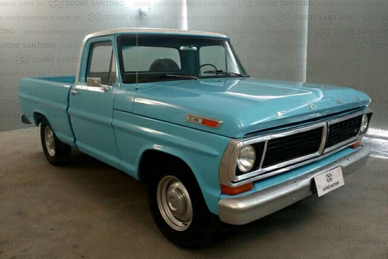 Com preço de Kwid, Ford F100 impecável é disputada “a tapas” em leilão