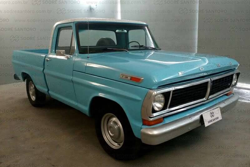 Com preço de Kwid, Ford F100 impecável é disputada “a tapas” em leilão