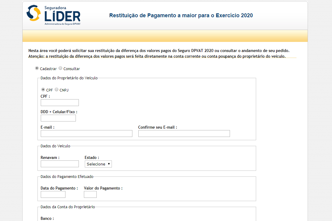 DPVAT 2020: acompanhamos dois pedidos de restituição. Será que deu certo?