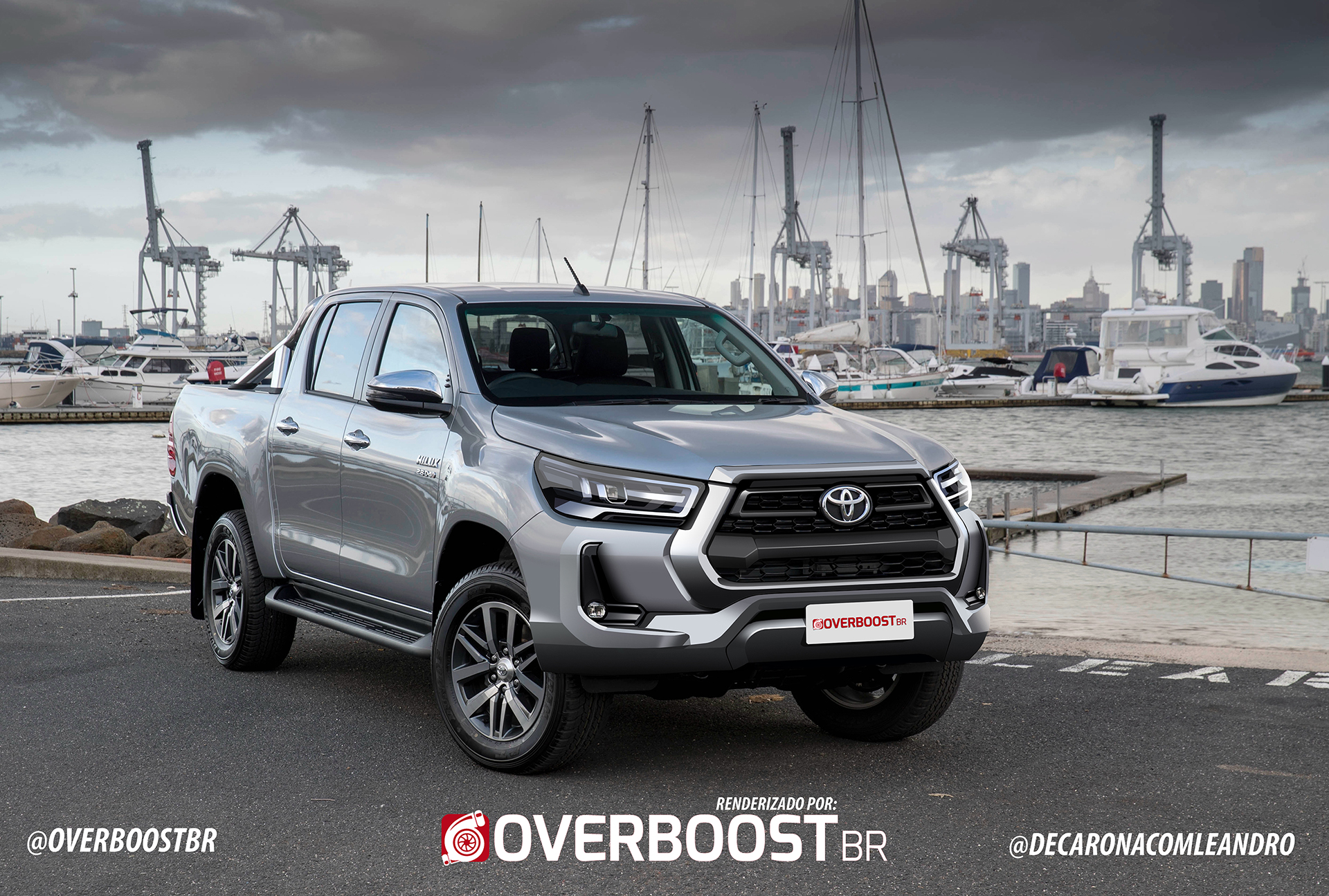 Nova Toyota Hilux proje&ccedil;&atilde;o