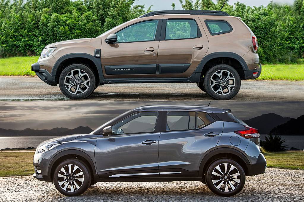 Renault Duster e Nissan Kicks duster kicks