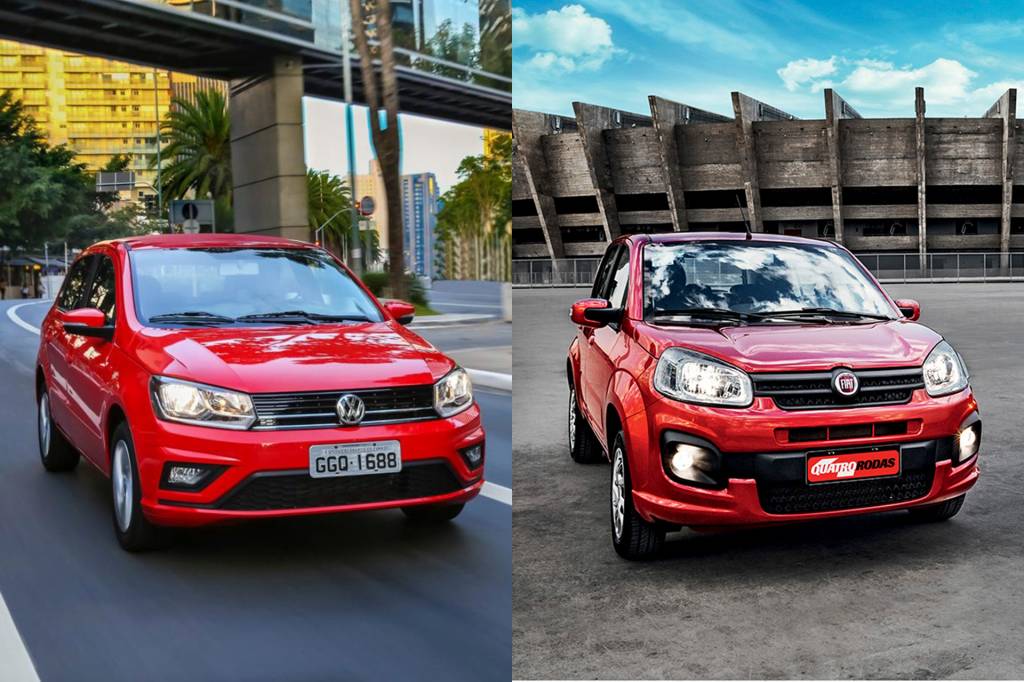 VW Gol e Fiat Uno VW Gol e Fiat Uno