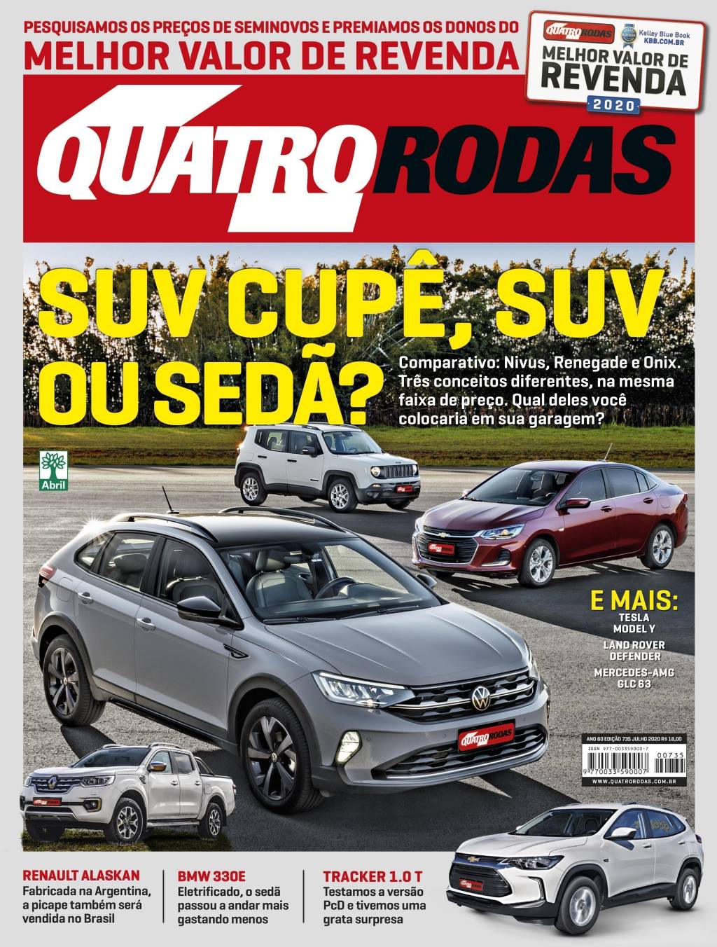 Quatro Rodas 735 – capa Renault volta atrás com Alaskan e cancela chegada da picape ao Brasil