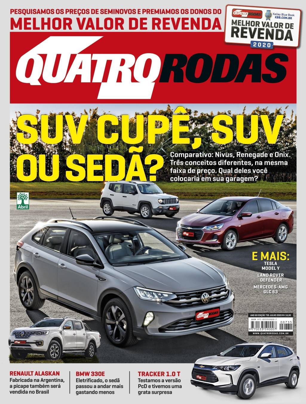 Quatro Rodas 735 – capa Homem roda 1,6 milhão de km com uma Nissan Frontier…e ganha outra nova