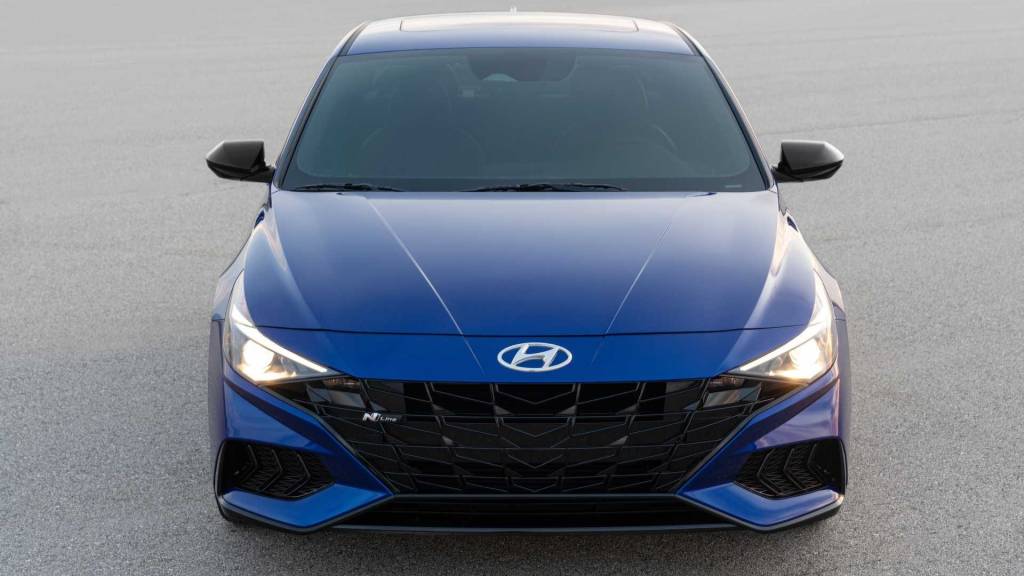 2021-hyundai-elantra-n-line-sedan-blue-exterior 2021-hyundai-elantra-n-line-sedan-blue-exterior