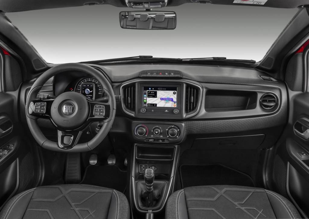 Nova central multimídia da Nova Fiat Strada Nova central multimídia da Nova Fiat Strada