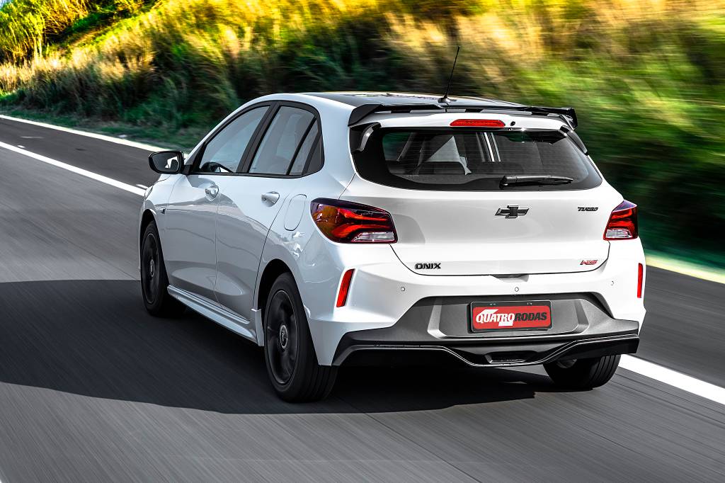 ONIX RS Versão esportivada RS foi uma das novidades da Chevrolet para o Onix em 2020