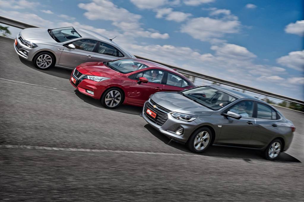 Comparativo: Onix Plus e Virtus chamam o novo Nissan Versa para a briga