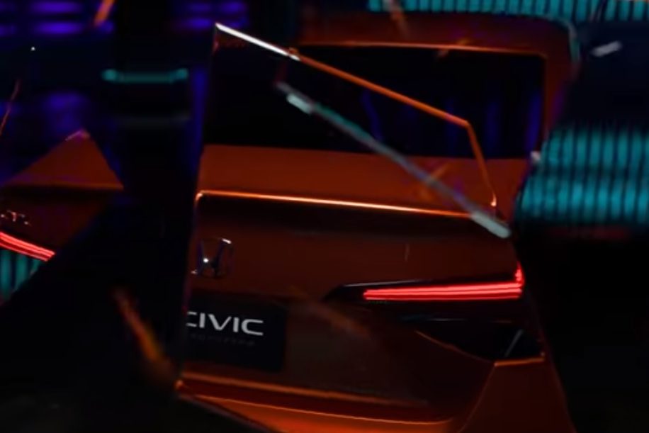 Nova geração do Honda Civic aparece em teaser antes do lançamento