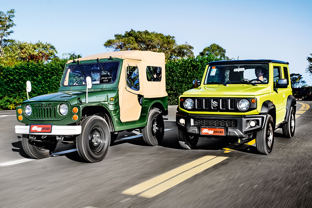Suzuki Jimny Sierra “enfrenta” sua primeira geração de 50 anos atrás