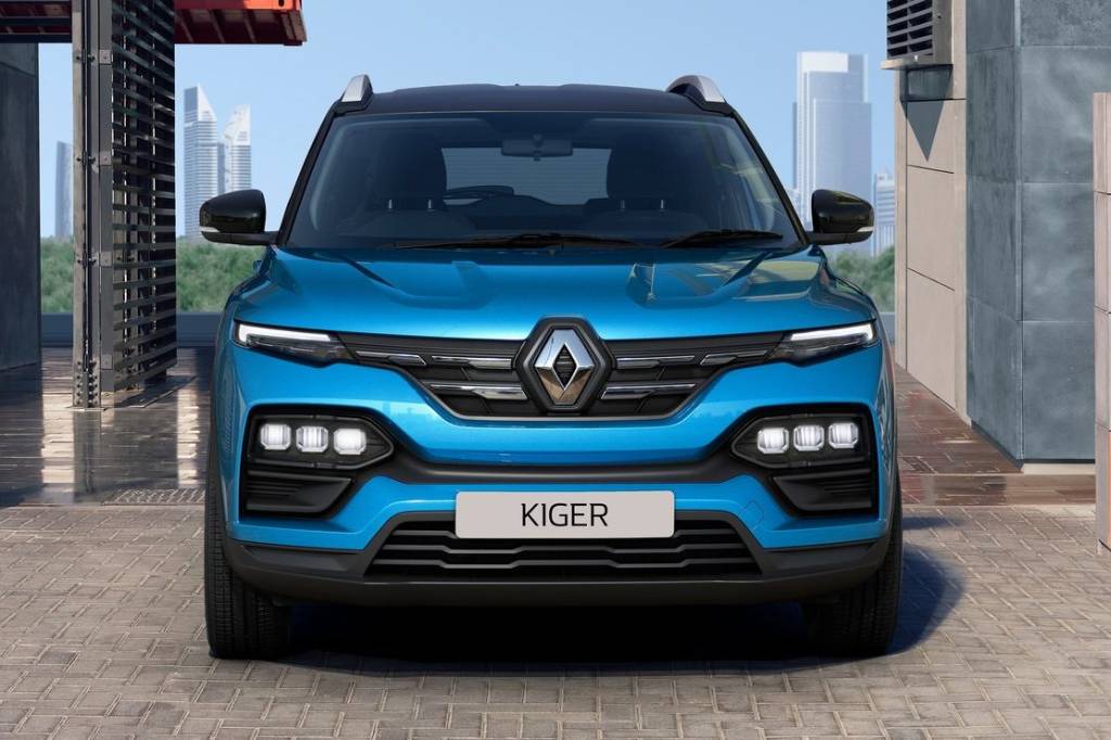 Renault Kiger 2022 Dianteira do novo Renault Kiger 2022