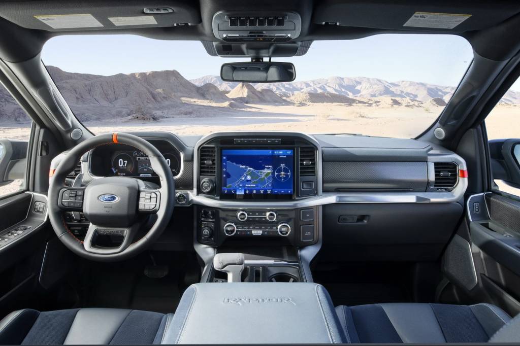 Ford F-150 Raptor 2021 Interior da Ford F-150 Raptor 2021