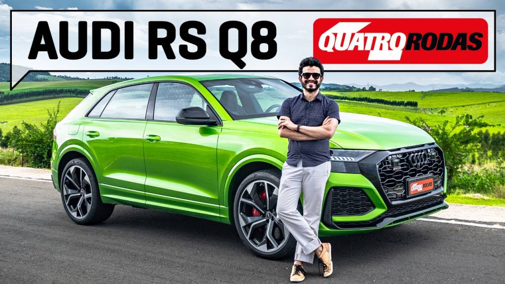 RS q8 front Vídeo: andamos no Audi RS Q8, um SUV de 600 cv e quase R$ 1 milhão