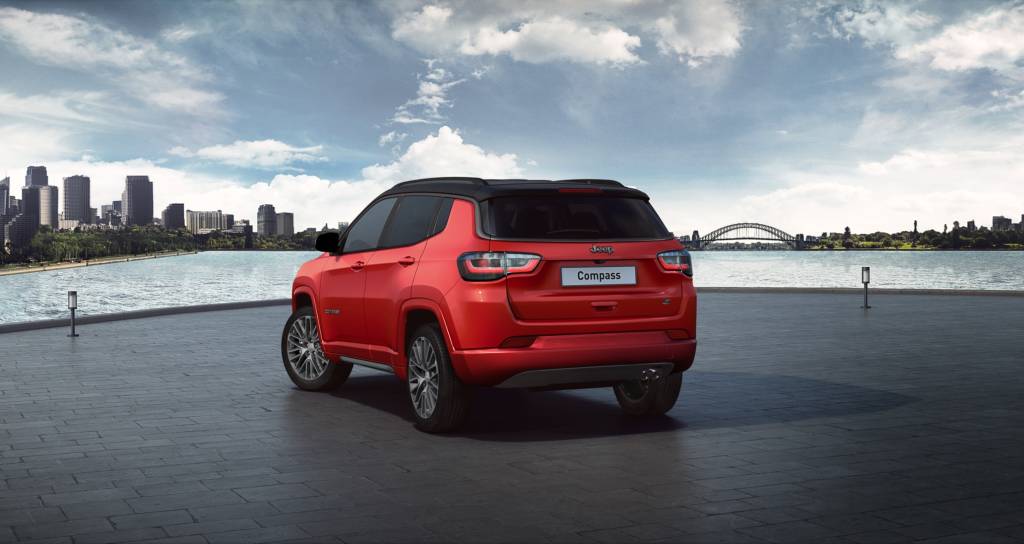 Vis&atilde;o traseira do novo Jeep Compass 2022