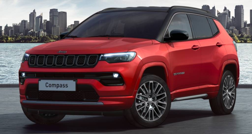 Teto preto chama aten&ccedil;&atilde;o no novo Jeep Compass 2022