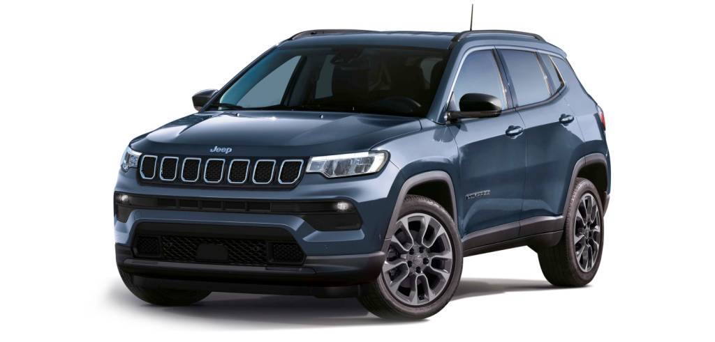 Jeep Compass 2022 frente 2 Todas versões terão faróis de led, com projetores na versão S