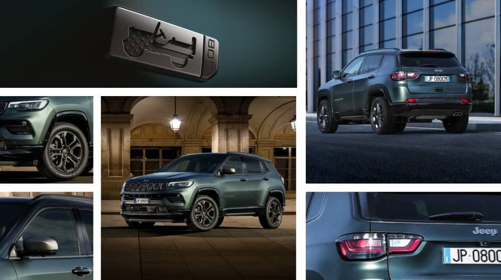 Jeep Compass LIMITED 80TH ANNIVERSARY Detalhes da edição limitada 80th Anniversary