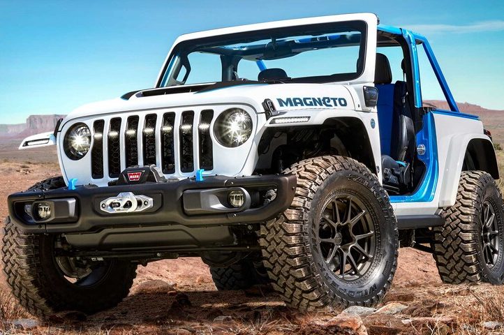 Jeep Wrangler Magneto é jipão elétrico com câmbio manual