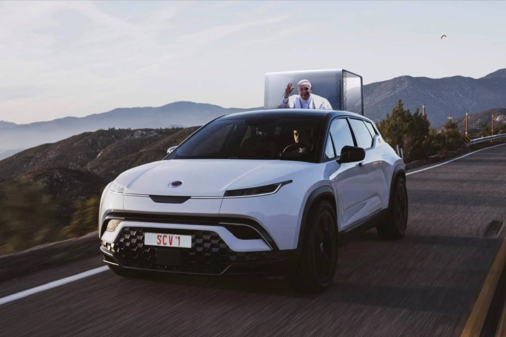 Primeiro papamóvel elétrico será um SUV da Fisker e estreia em 2022