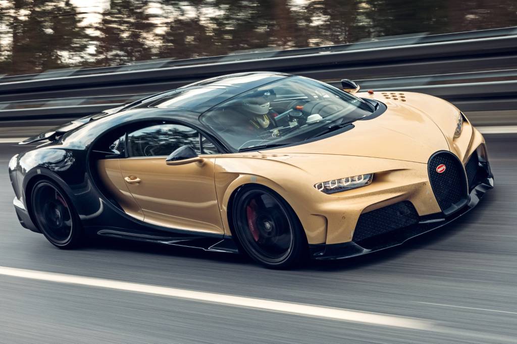 Novo Bugatti Chiron é testado para acelerar acima dos 400 km/h
