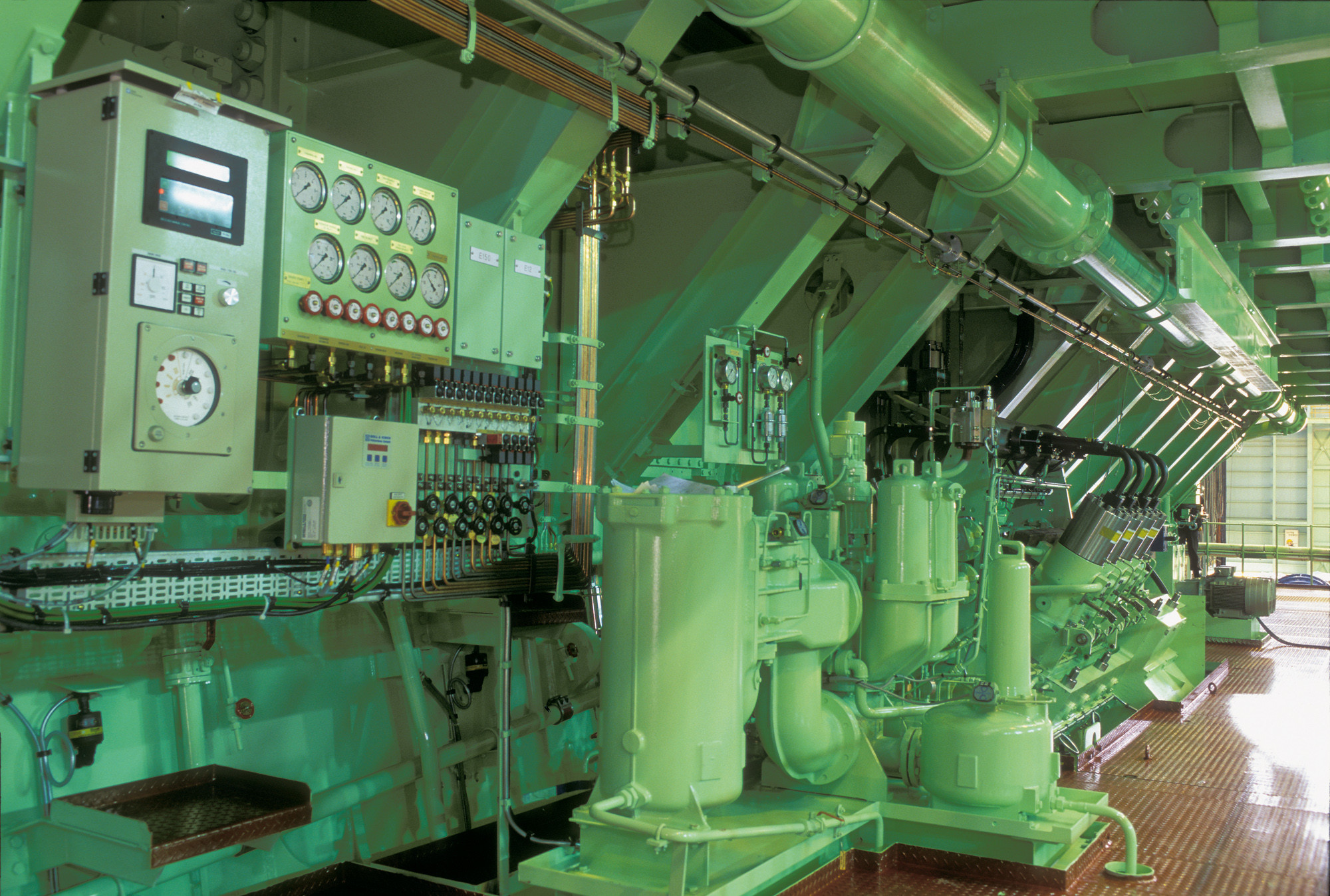 O motor n&atilde;o s&oacute; &eacute; o maior, como tamb&eacute;m o mais potente motor a diesel do mundo.