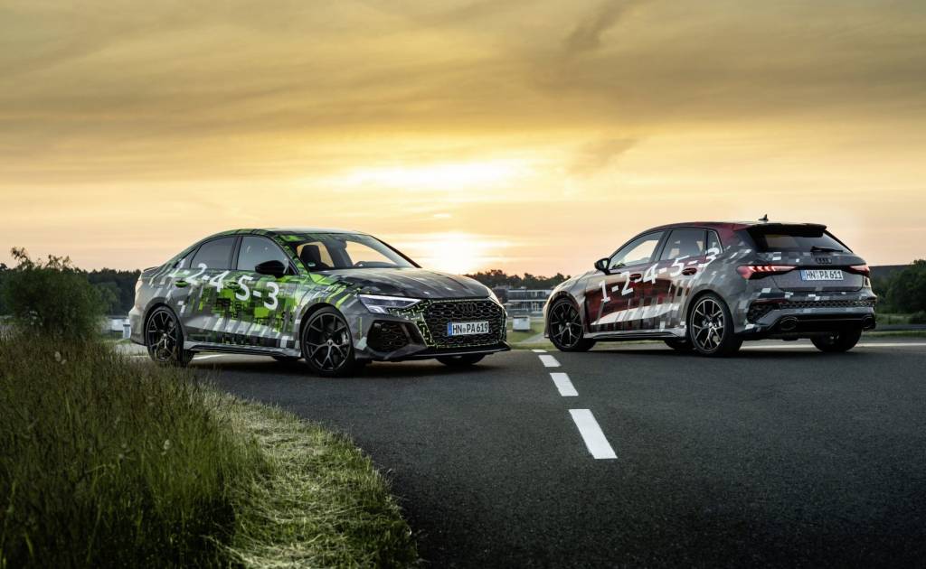 Novo Audi RS 3 chegará em breve com novo sistema de distribuição de torque