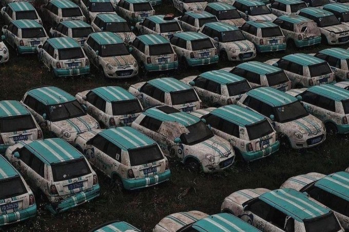 Unidades de Lifan elétrico abandonados