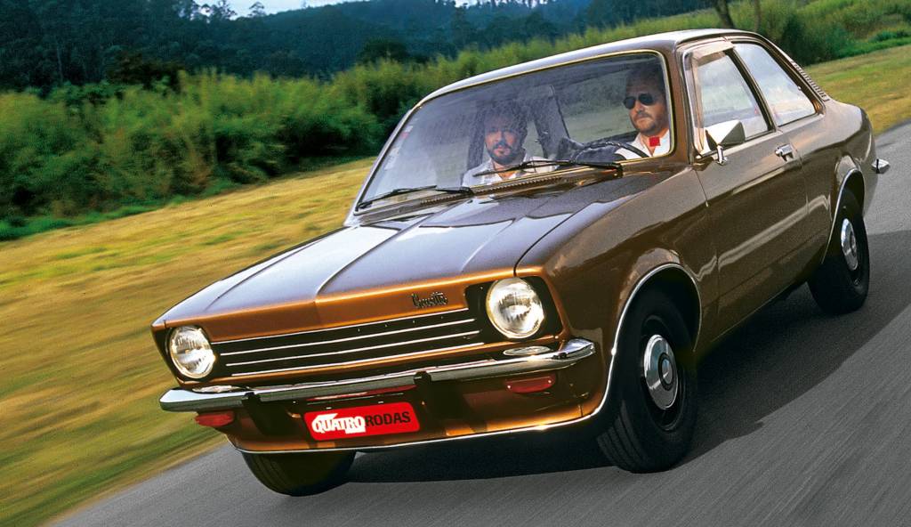 Chevette, da Chevrolet, automóvel testado pela Revista Quatro Rodas. Chevette 73
