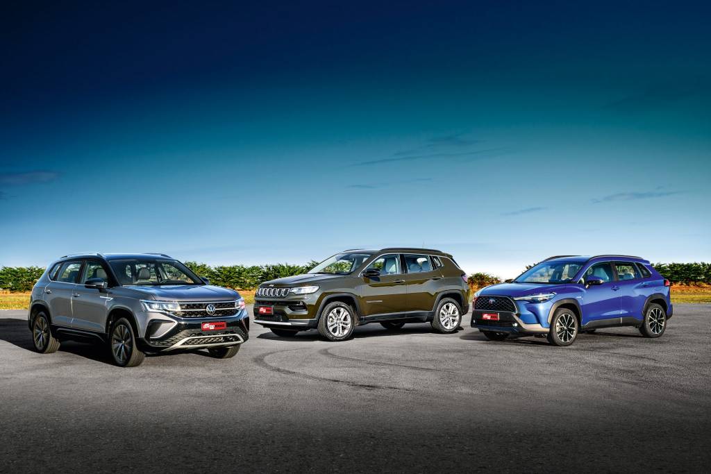 Taos e Corolla Cross formam a segunda onda de ataque ao l&iacute;der Compass