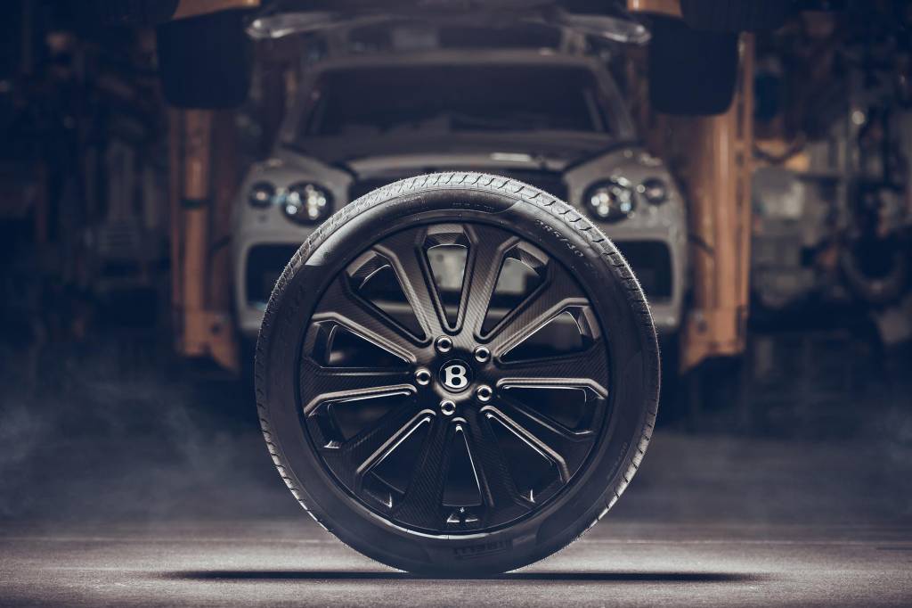 BENTLEY BENTAYGA RODA Roda de 22 poelgadas do Bentley Bentayga