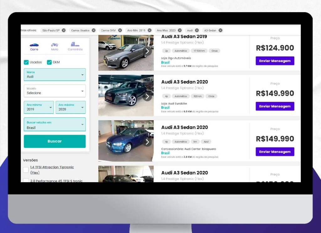Carros fora de linha Carros fora de linha