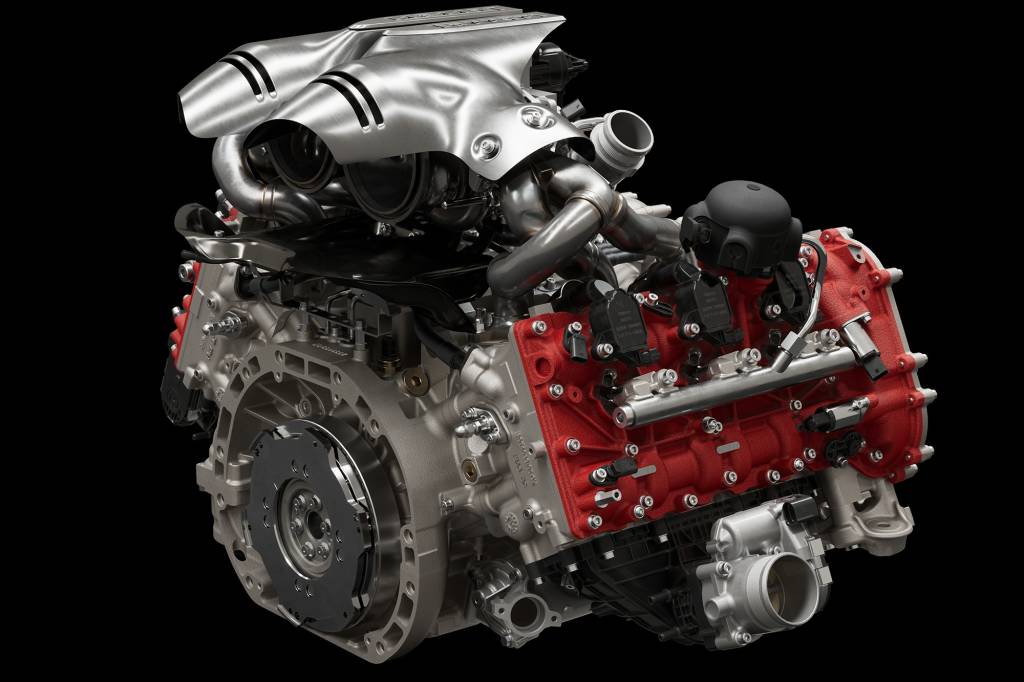 Motor V6 da Ferrari 296 GTB 34 Motor V6 da Ferrari 296 GTB